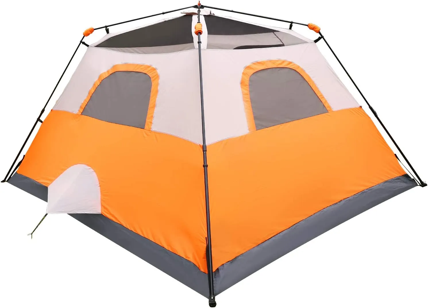 10-Person Instant Tent Equipped with Rainfly and and Power Cord Access Port - Set-Up In Under 60 Seconds!