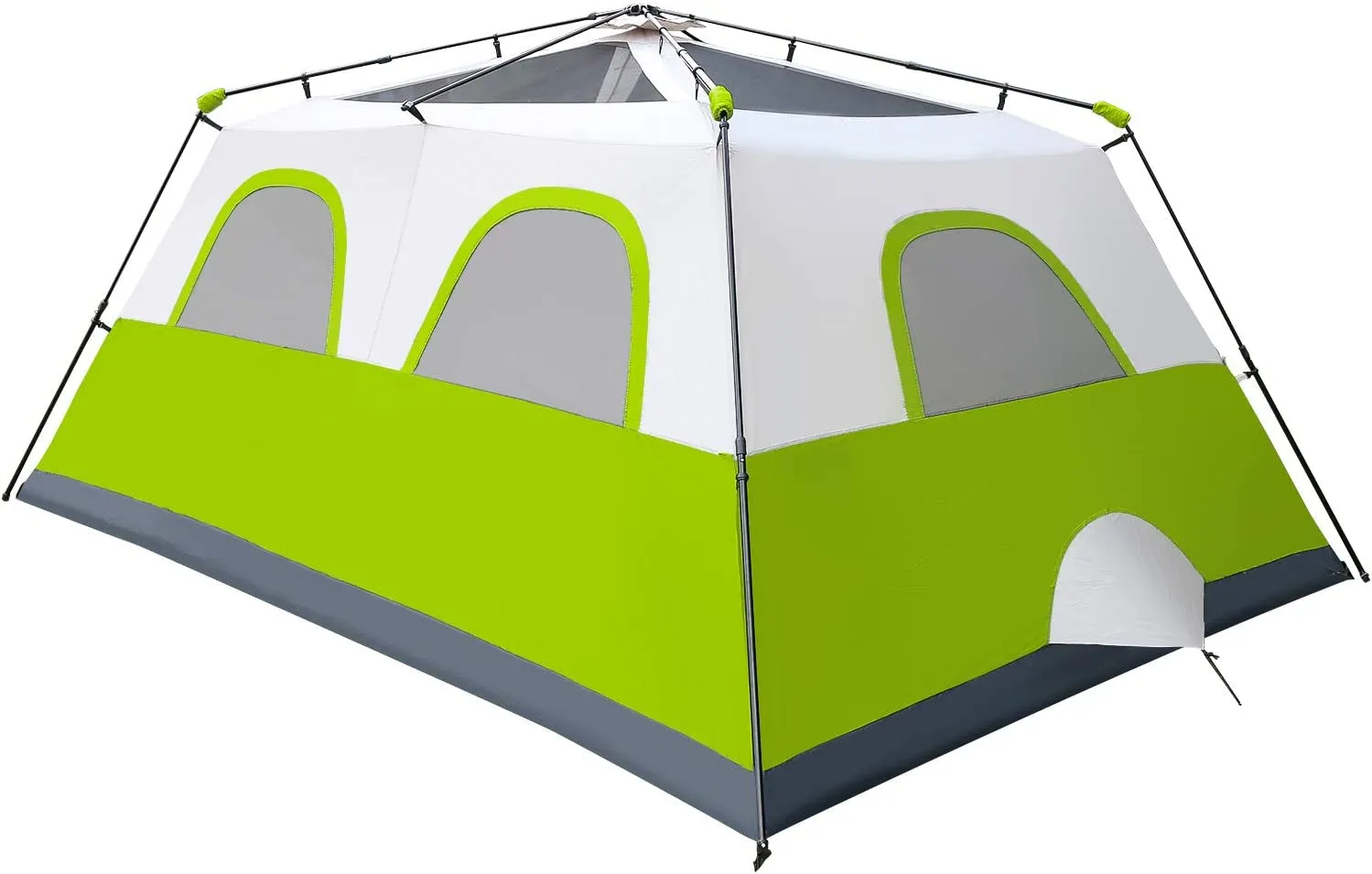 10-Person Instant Tent Equipped with Rainfly and and Power Cord Access Port - Set-Up In Under 60 Seconds!