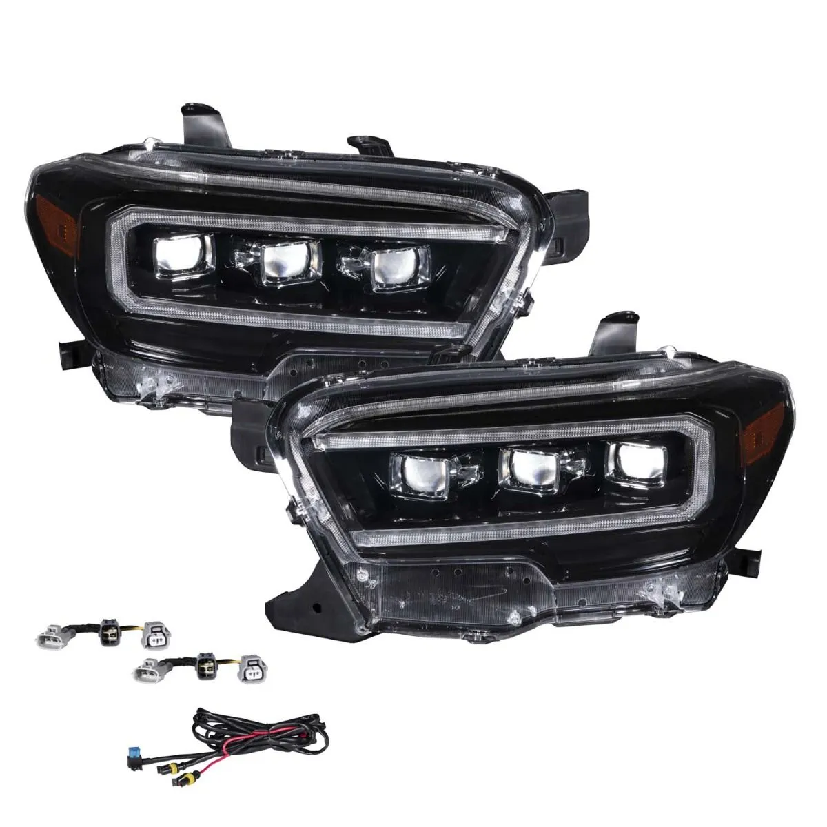 2016-2023 Toyota Tacoma Sequential LED Projector Headlights (Pair)