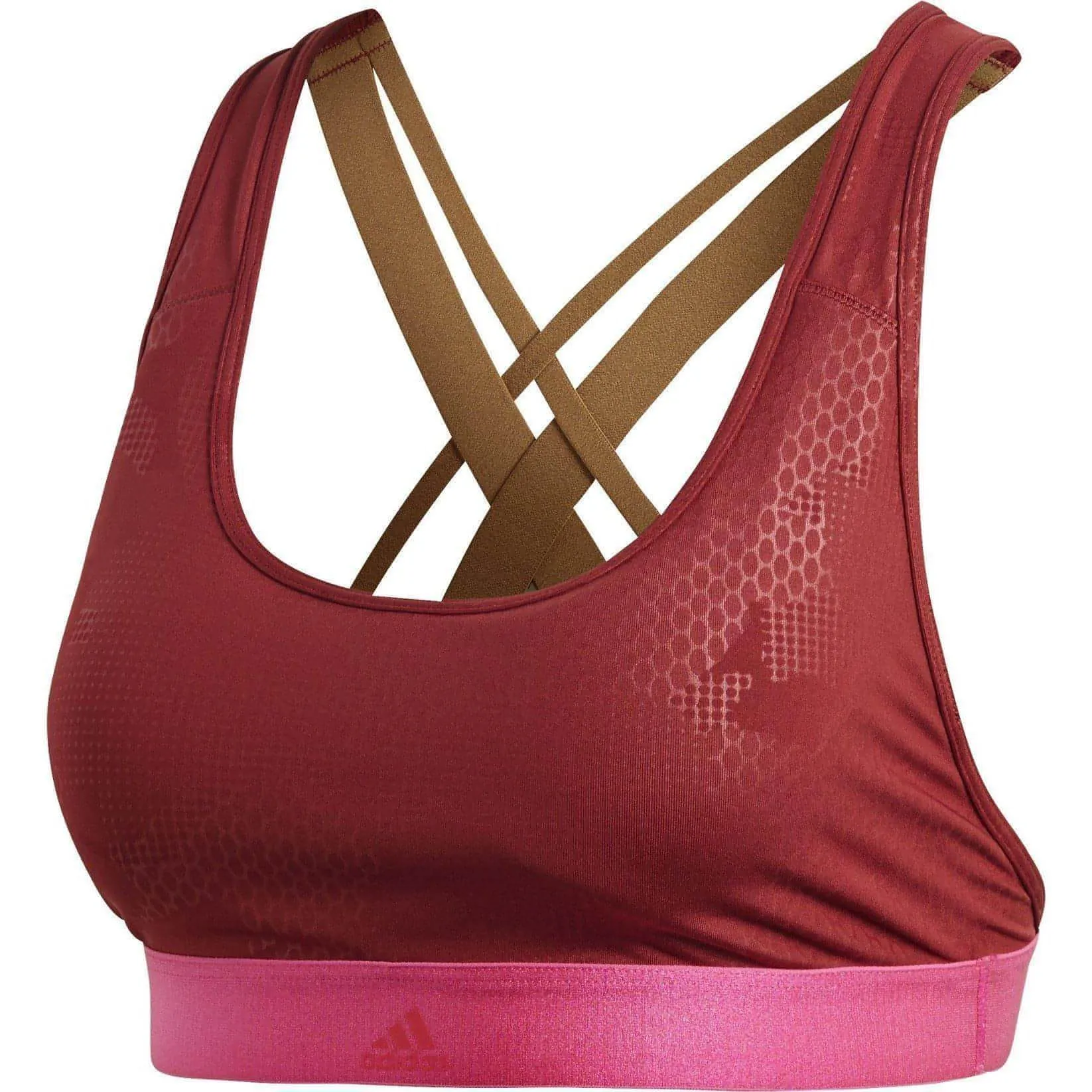 adidas Don't Rest Iteration Womens Sports Bra - Pink