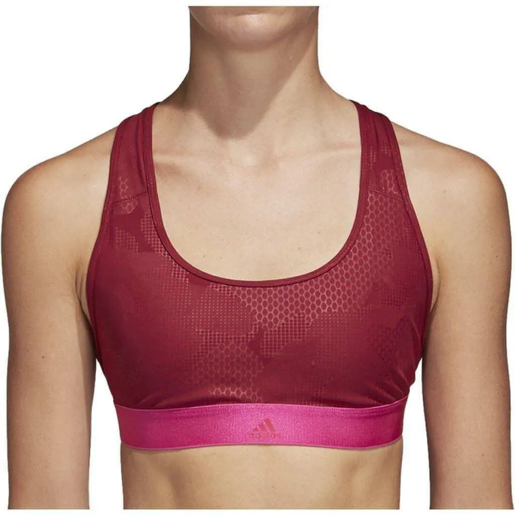 adidas Don't Rest Iteration Womens Sports Bra - Pink