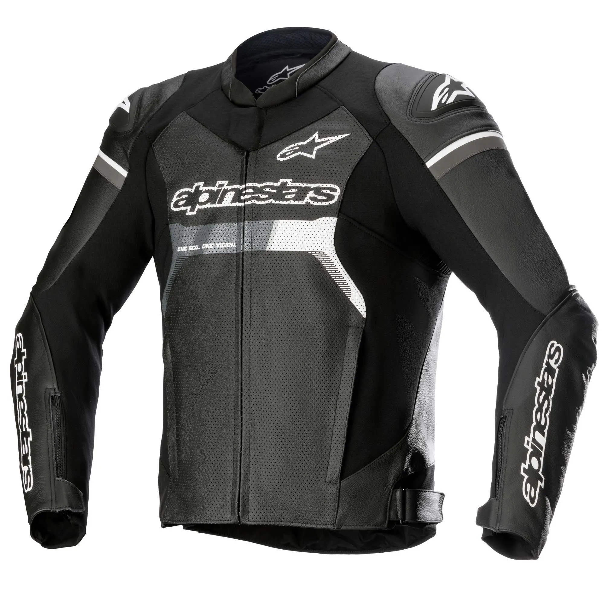 Alpinestars Gp Force Leather Jacket Airflow Black