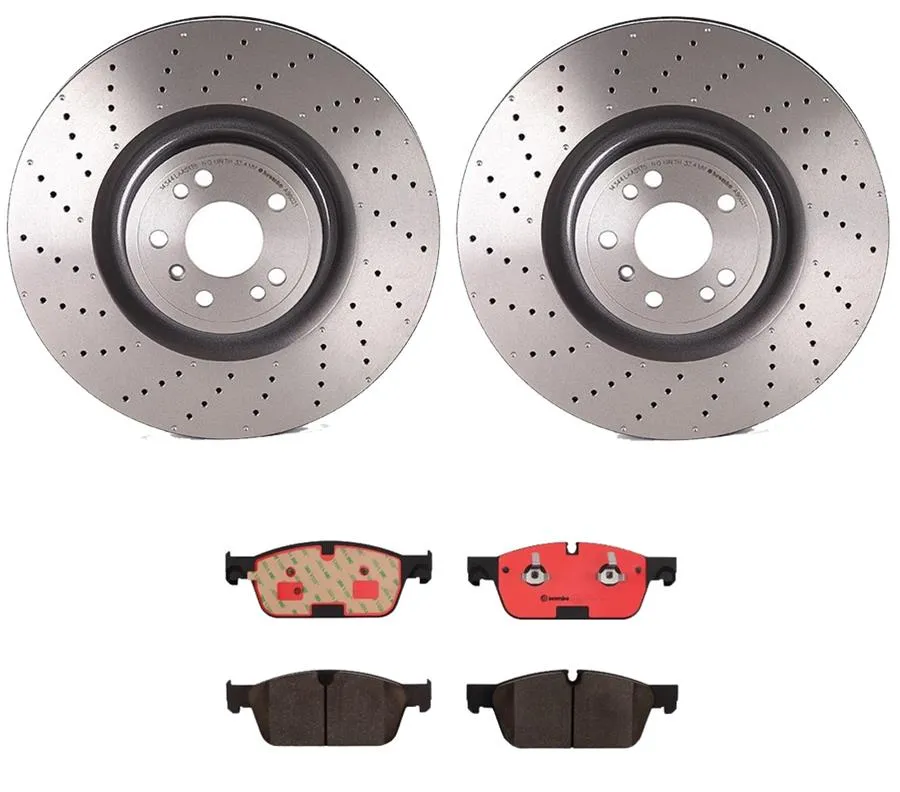 Brembo Disc Brake Pad and Rotor Kits KT00007