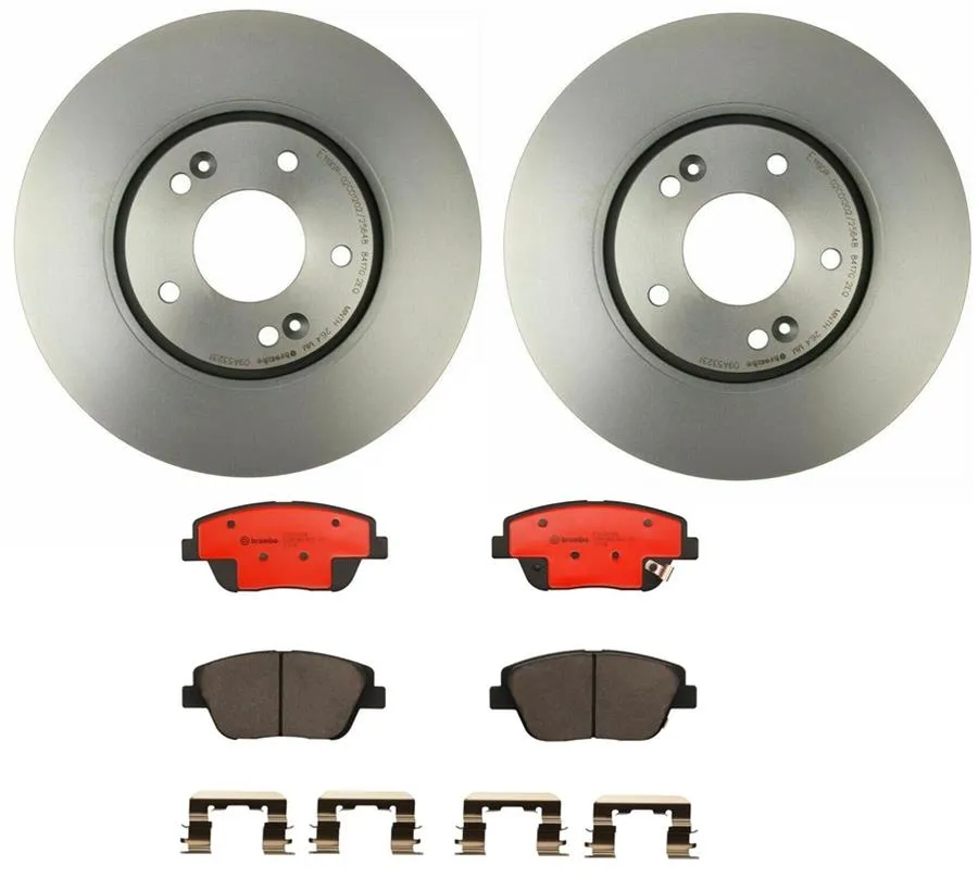 Brembo Disc Brake Pad and Rotor Kits KT00104