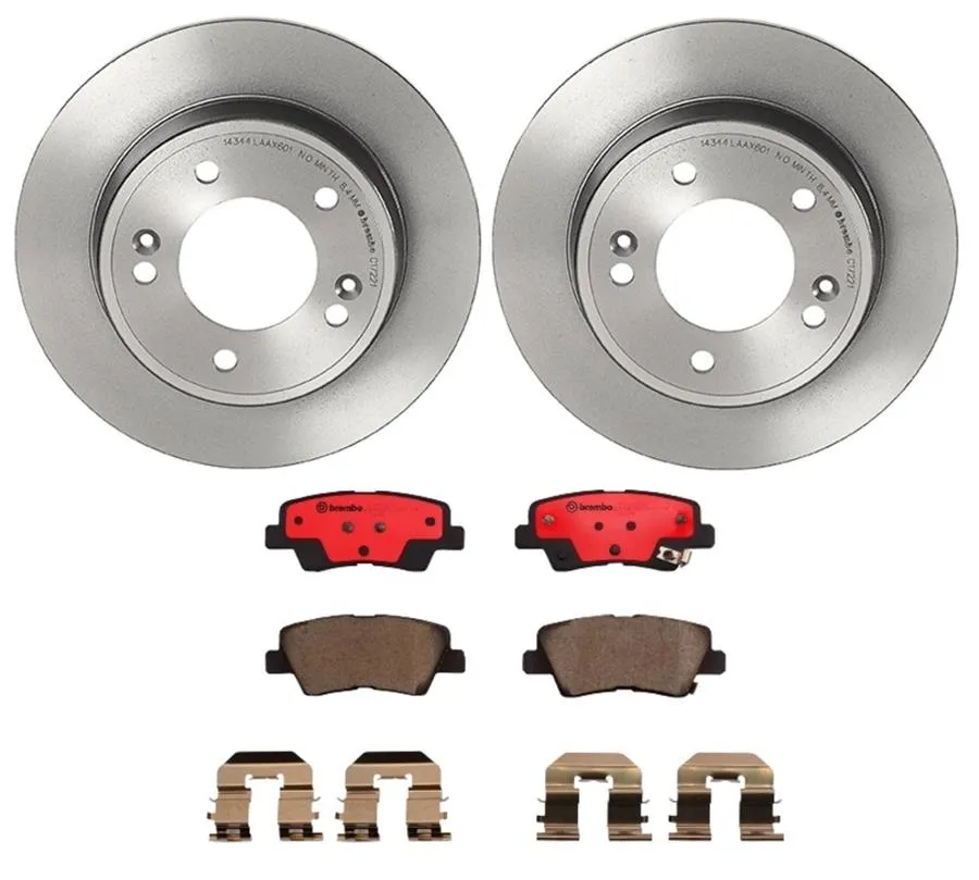 Brembo Disc Brake Pad and Rotor Kits KT00135