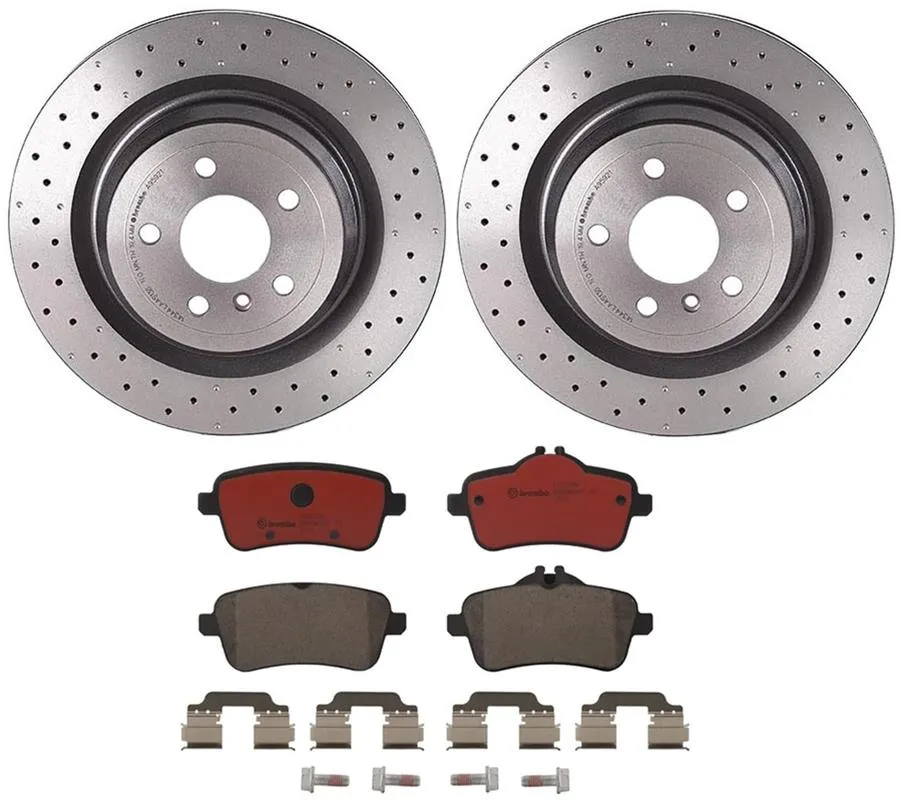 Brembo Disc Brake Pad and Rotor Kits KT00367