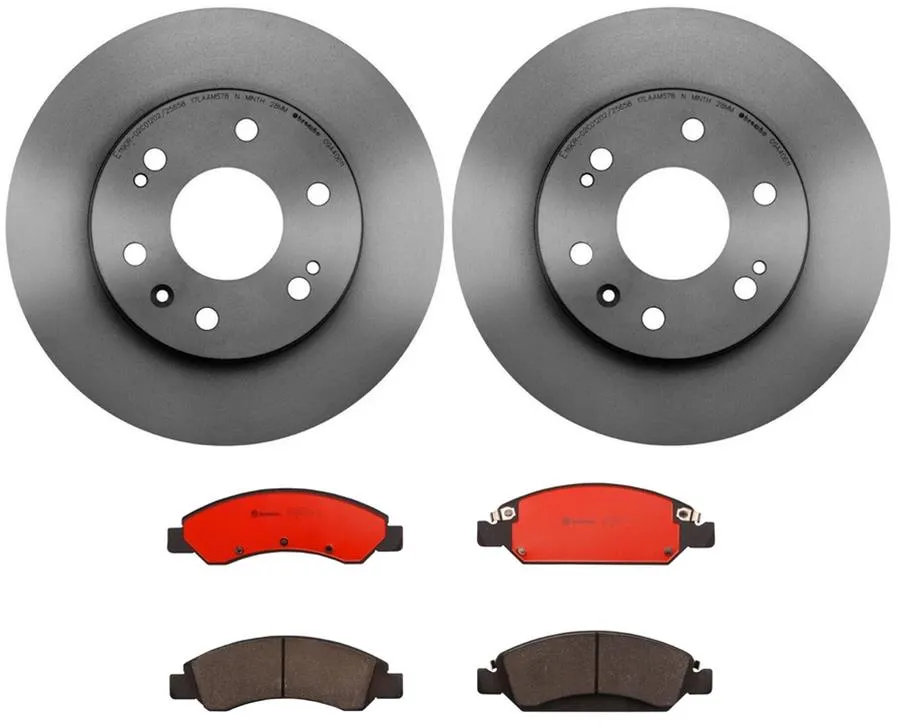 Brembo Disc Brake Pad and Rotor Kits KT00390