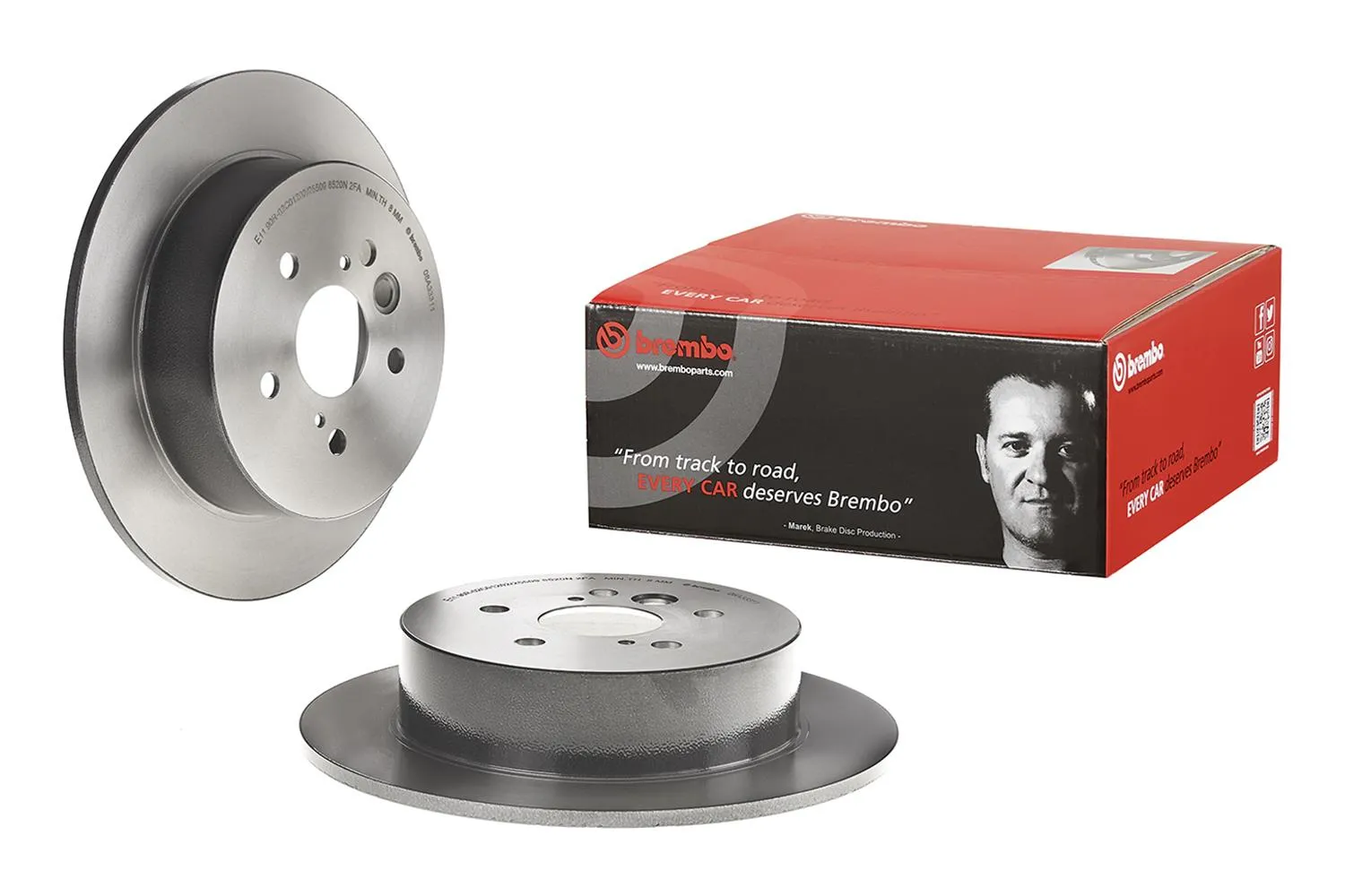 Brembo Disc Brake Pad and Rotor Kits KT00778