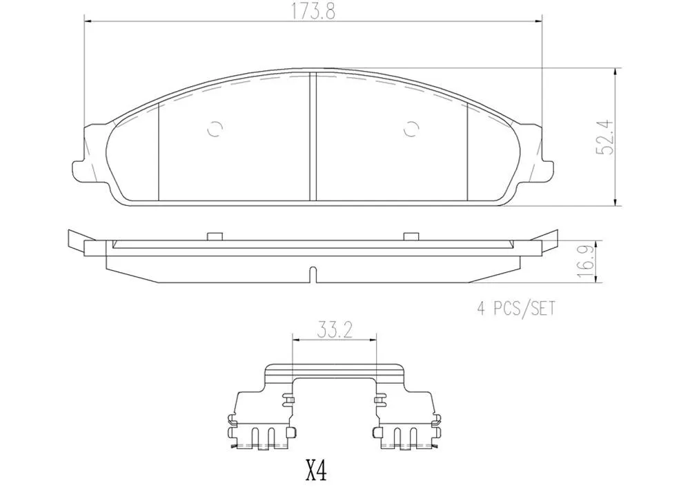 Brembo Disc Brake Pad and Rotor Kits KT00833