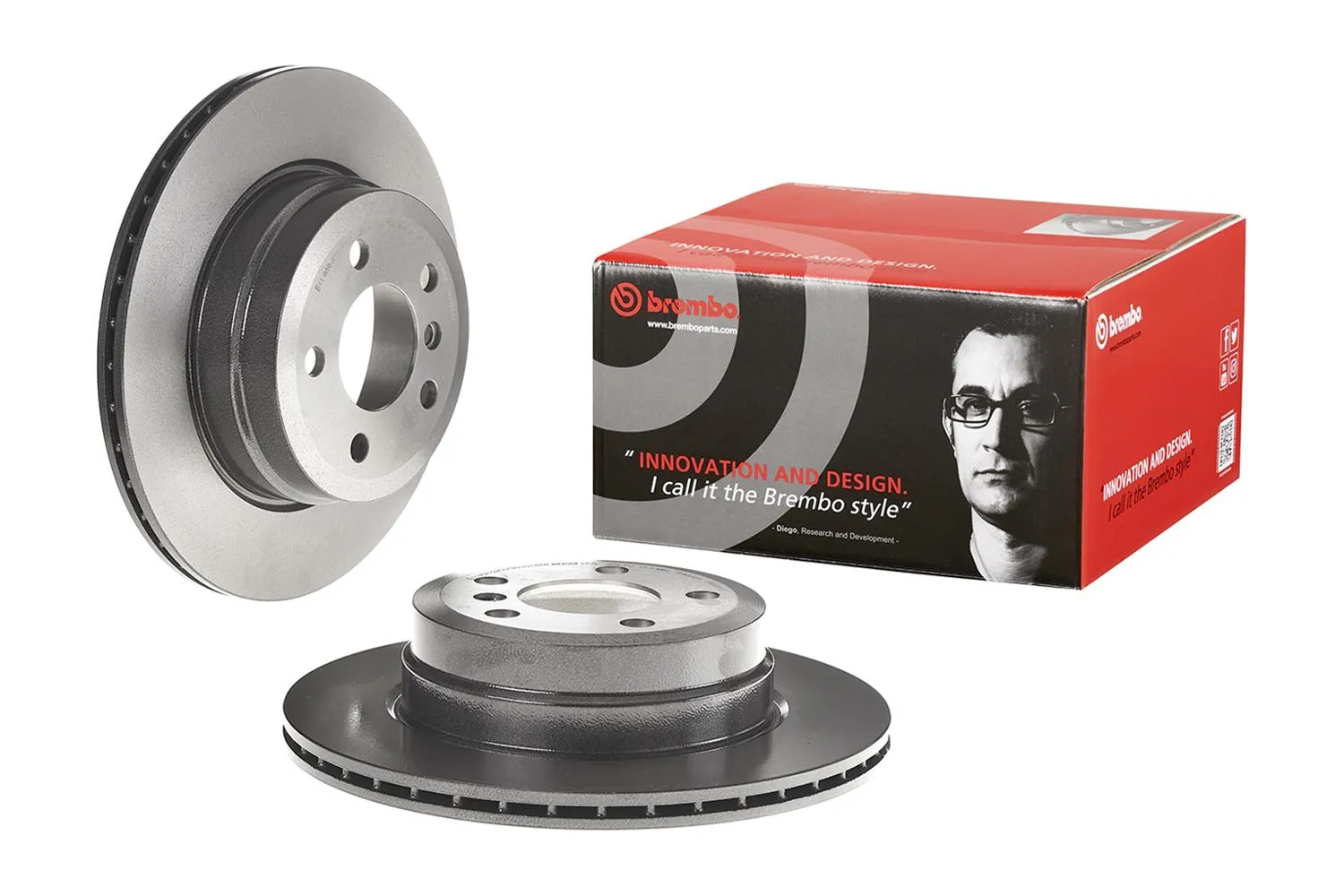 Brembo Disc Brake Pad and Rotor Kits KT04002