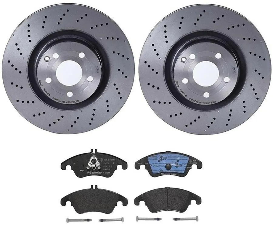 Brembo Disc Brake Pad and Rotor Kits KT04099