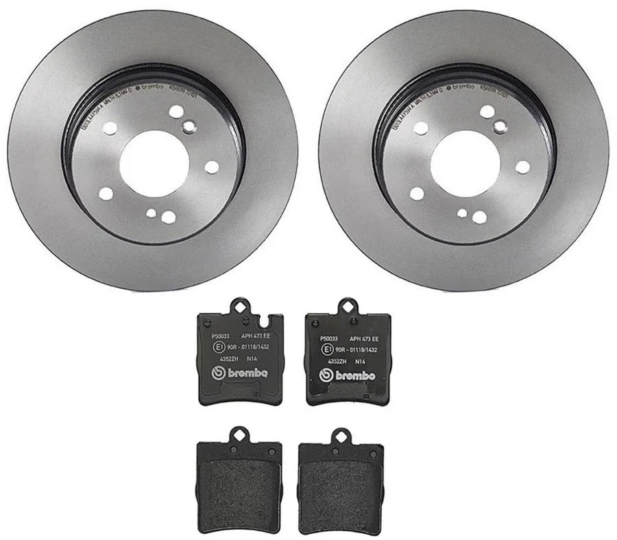 Brembo Disc Brake Pad and Rotor Kits KT04126