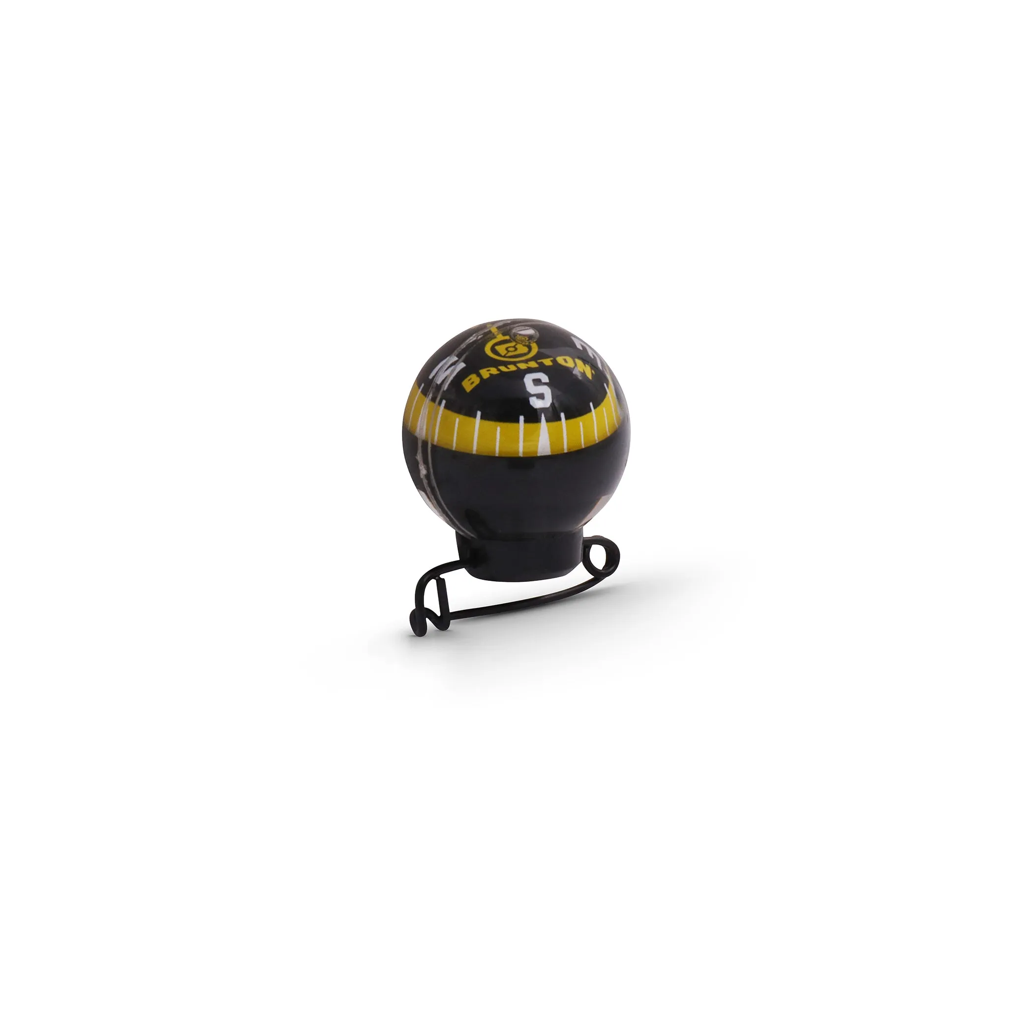 Brunton Tag-Along Globe Compass Liquid Filled Pin-On Compass F-TAGLOBE