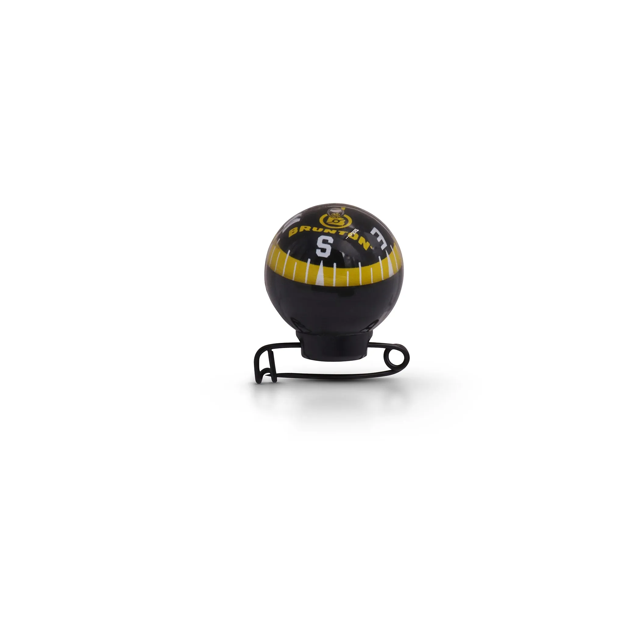 Brunton Tag-Along Globe Compass Liquid Filled Pin-On Compass F-TAGLOBE