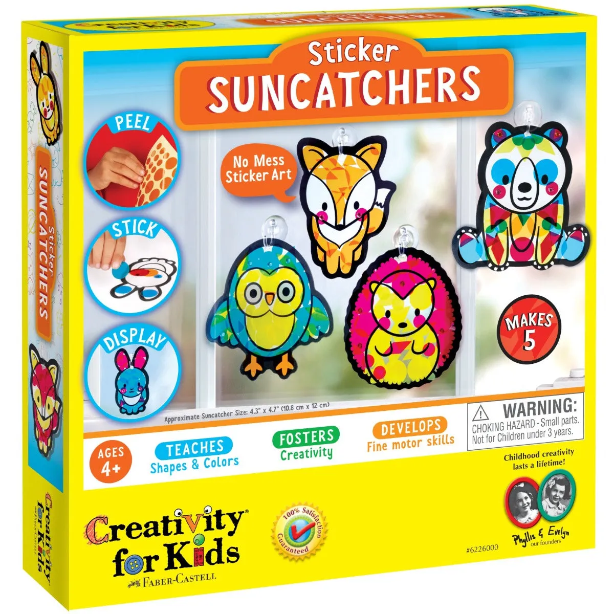 Creativity for Kids 6226 Sticker Suncatchers