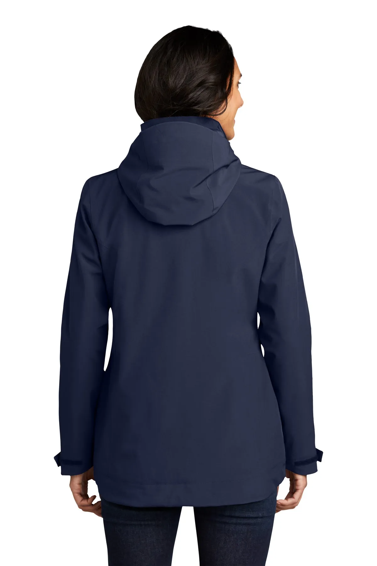 Eddie Bauer Ladies WeatherEdge Custom 3-in-1 Jackets, River Blue/ Cobalt Blue