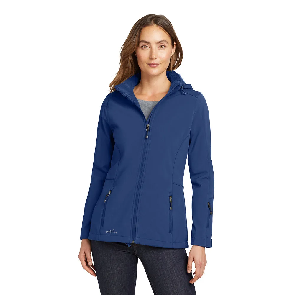 Eddie Bauer® Women's Hooded Soft Shell Parka - Admiral Blue