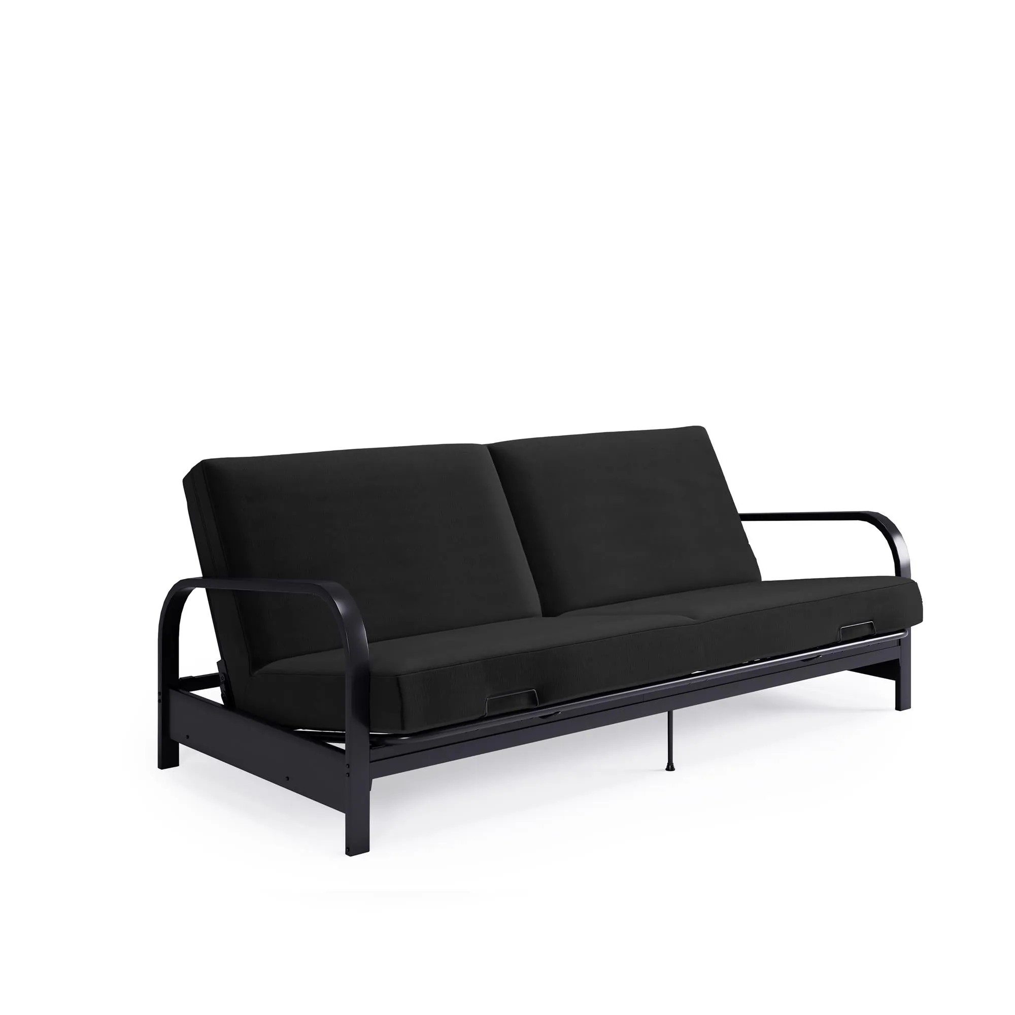 Elbern Futon Set with Black Frame and 6" Mattress