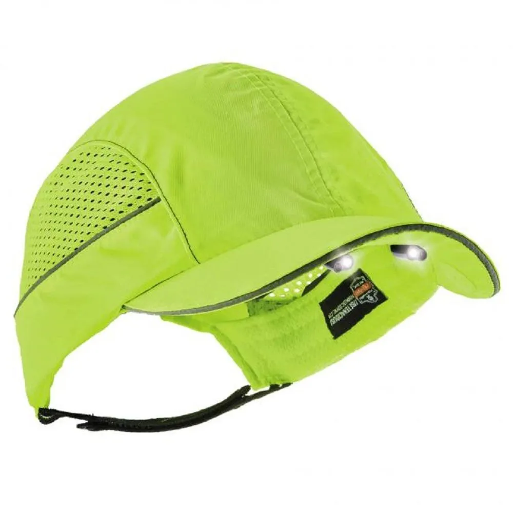 Ergodyne Skullerz 8960 Bump Cap Hat with LED Lighting, 1 Each