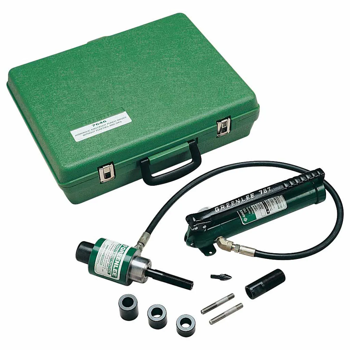 Greenlee 7646 Ram and Hand Pump Hydraulic Driver Kit