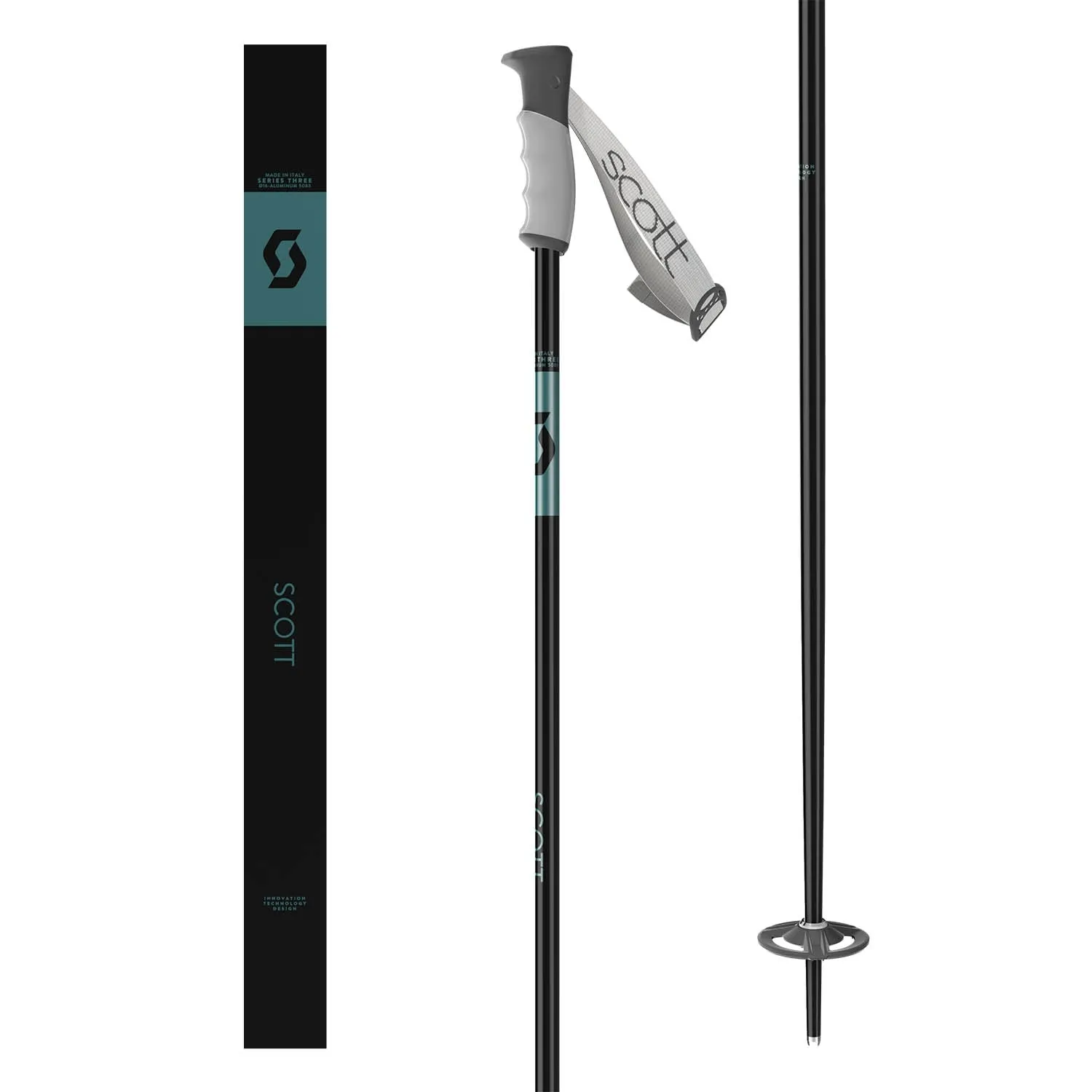 Kira Ski Poles Black Pearl