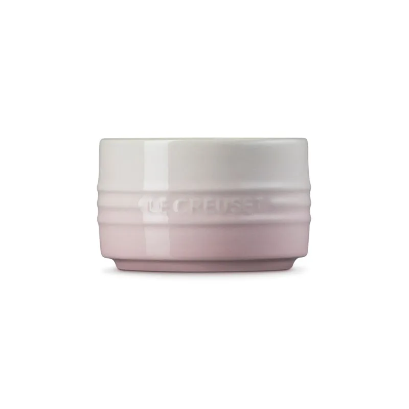 Le Creuset Stoneware Stackable Ramekin Shell Pink