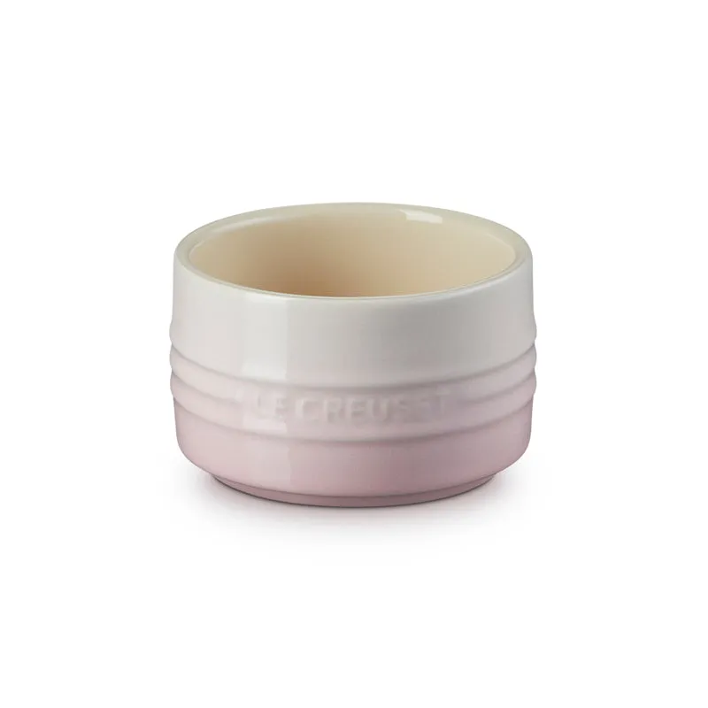 Le Creuset Stoneware Stackable Ramekin Shell Pink