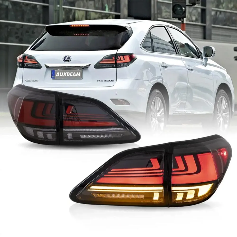 LED Tail Lights Assembly With Dynamic Welcome Lighting For 2008-2014 Lexus RX Series 3th Gen (AL10)(JAPAN BUILT)