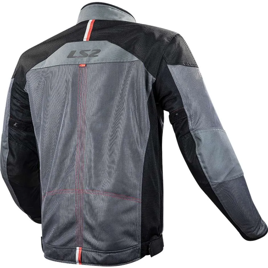 Ls2 Alba Man Jacket Dark Grey Black