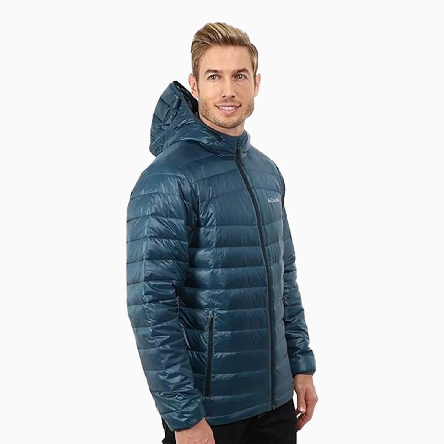 Men's Platinum 860 TurboDown Omni-Heat Hooded Down Jacket