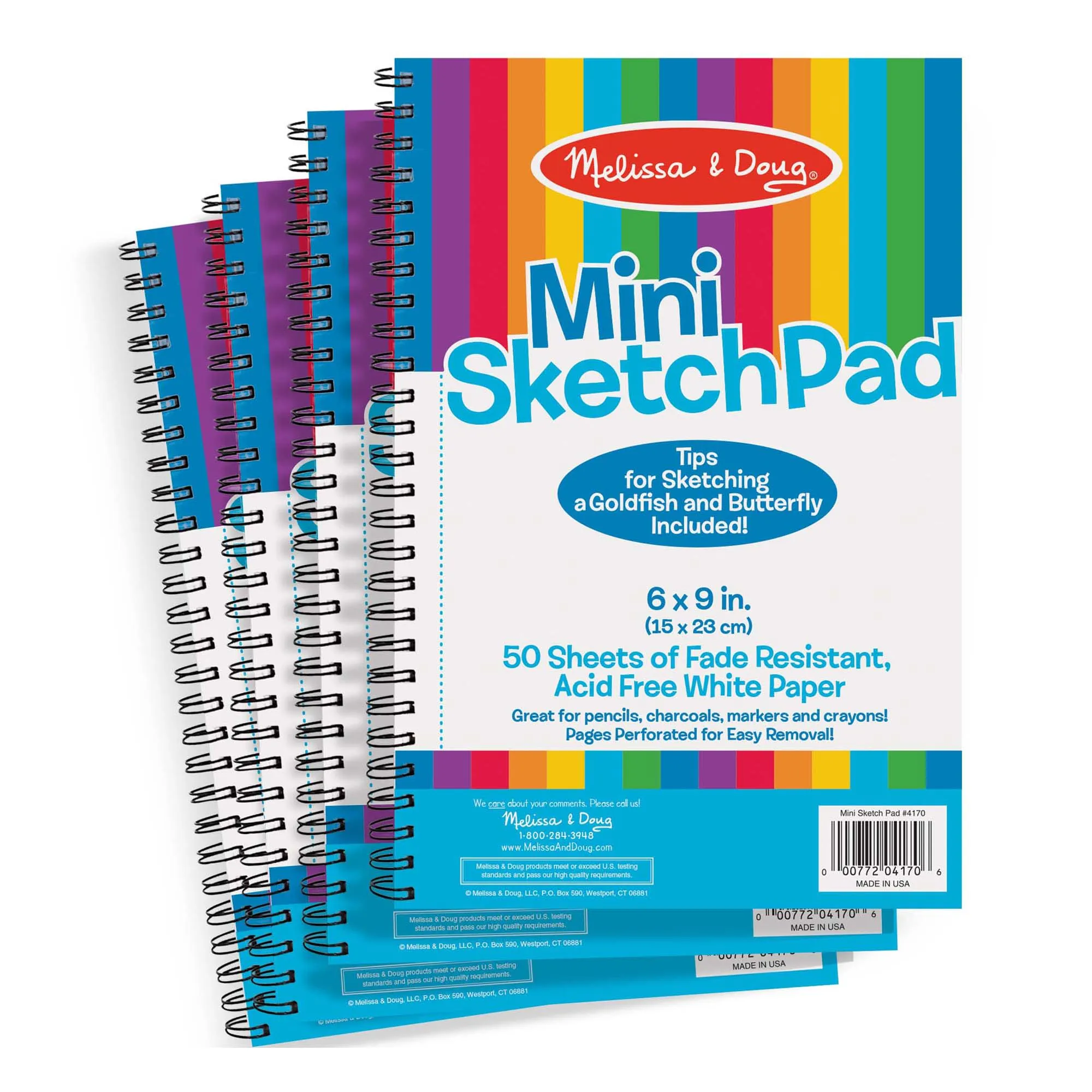 Mini Sketch Pad 4-Pack