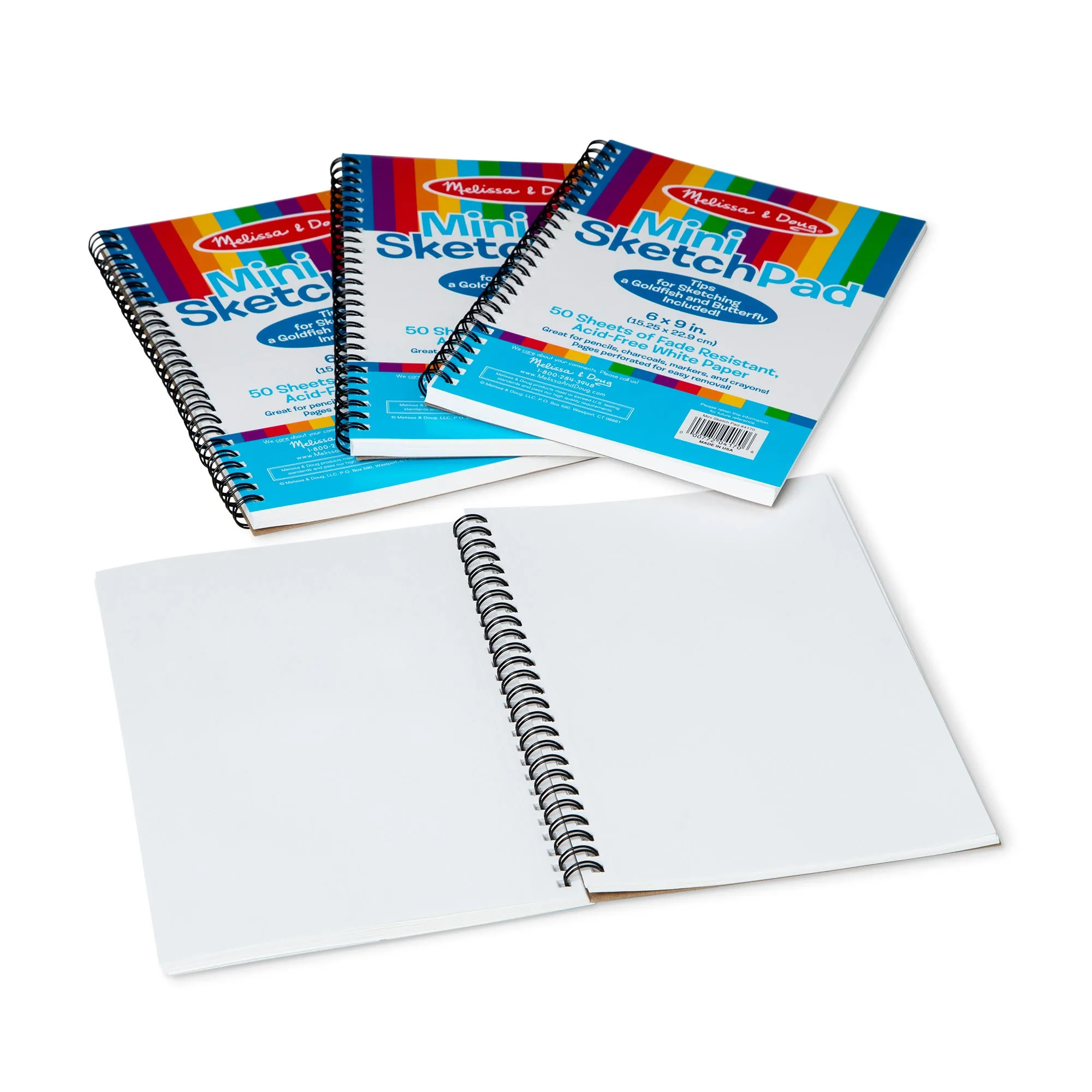 Mini Sketch Pad 4-Pack