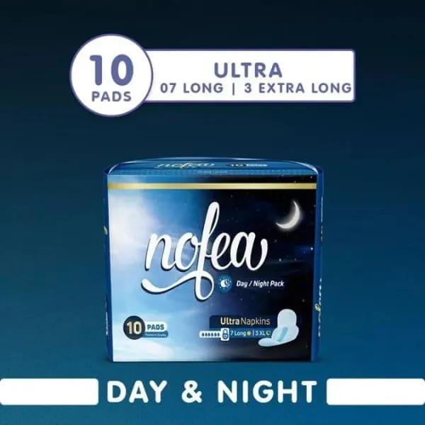 NOFEA DAY/NIGHT ULTRA NAPKINS 7LONG 10PADS