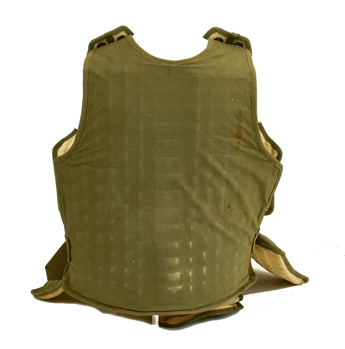 Original U.S. WWII USAAF Complete M1 Flak Vest with M5 Leg & Groin Armor for Seated Personnel