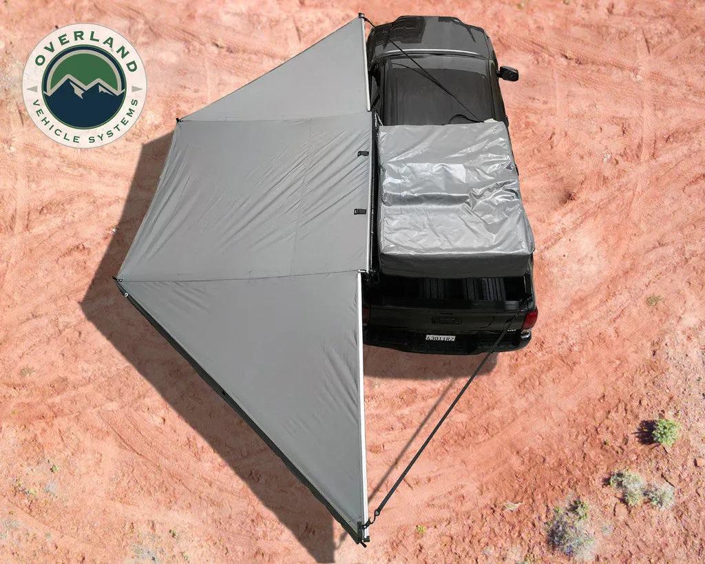 Overland Vehicle Systems 180 Awning with Bracket Kit for Mid - High Roofline Vans