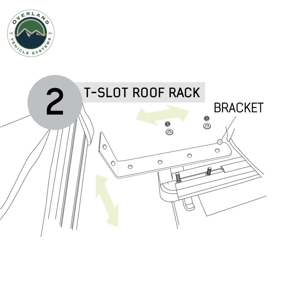 Overland Vehicle Systems Nomadic 180 LTE 180 Degree Awning