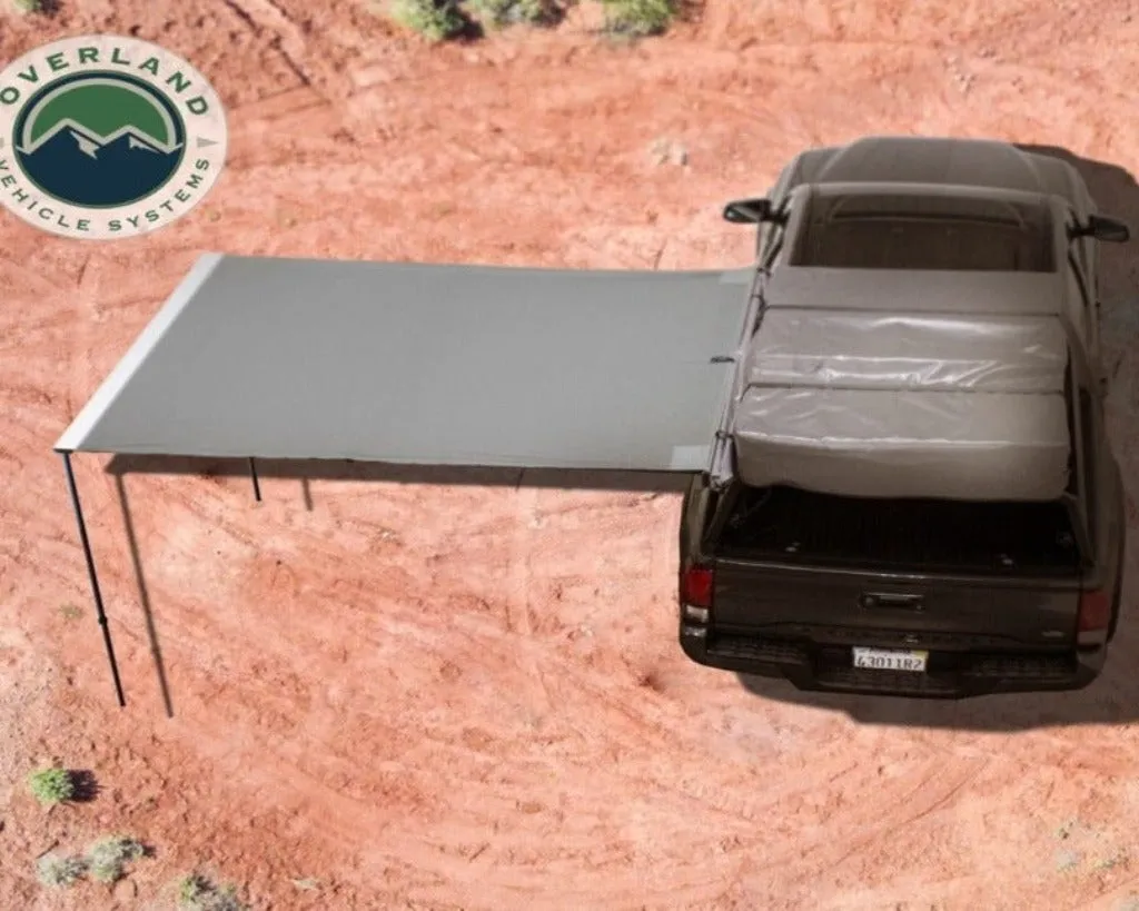 Overland Vehicle Systems Nomadic Awning 2.5 - 8.0' With Black Cover Universal