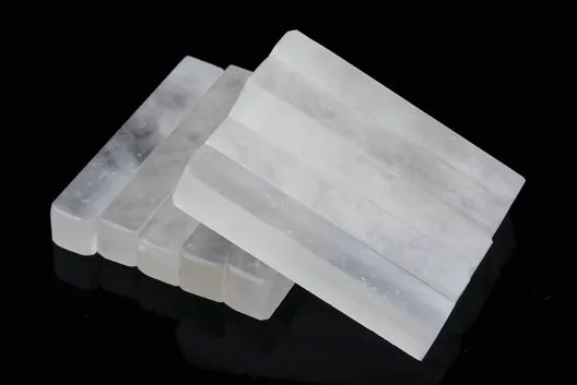 POPSICLE -  White Cuboid Shaped Oriental Signature Seal Stone