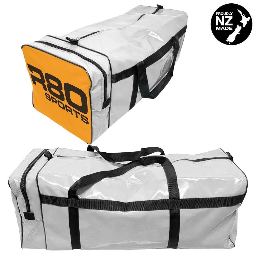 R80 Club Kit Colours Gear Bag White with End Pocket