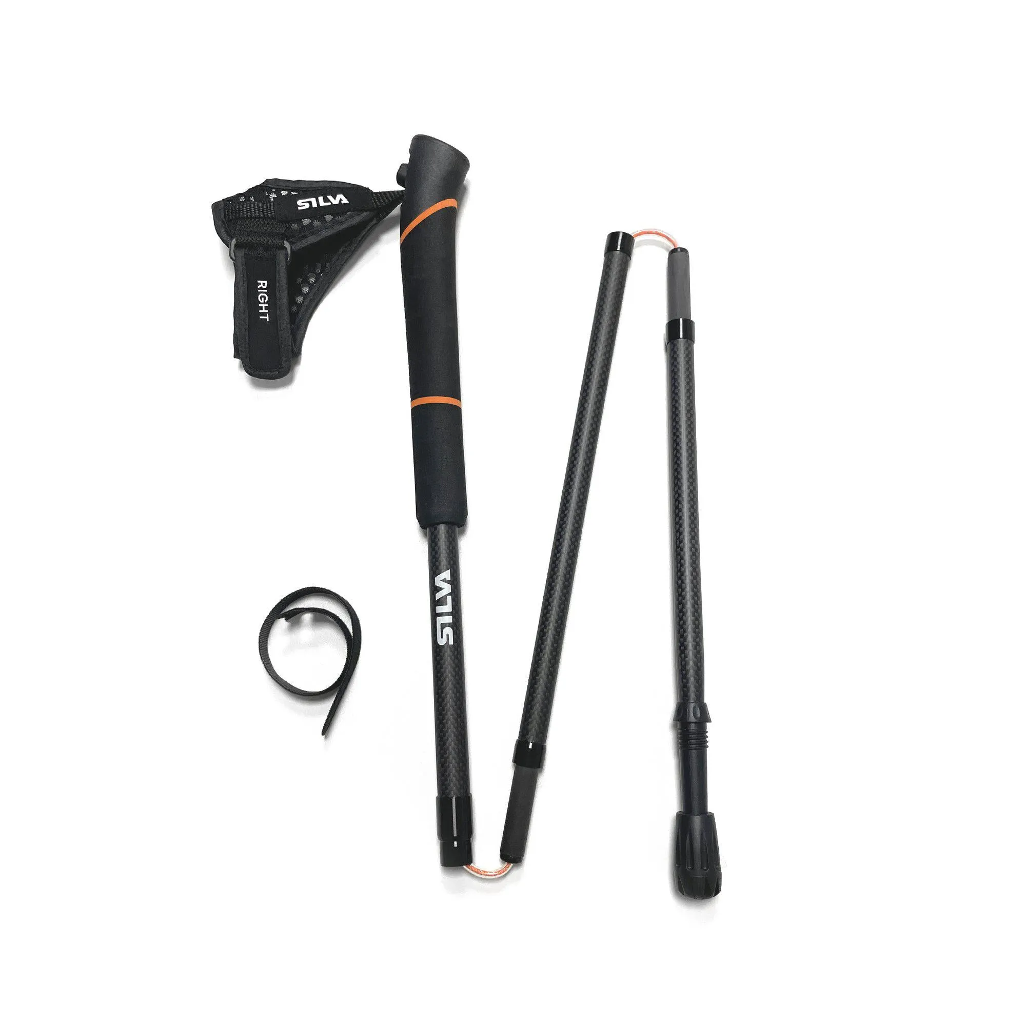 Running poles carbon 125 cm