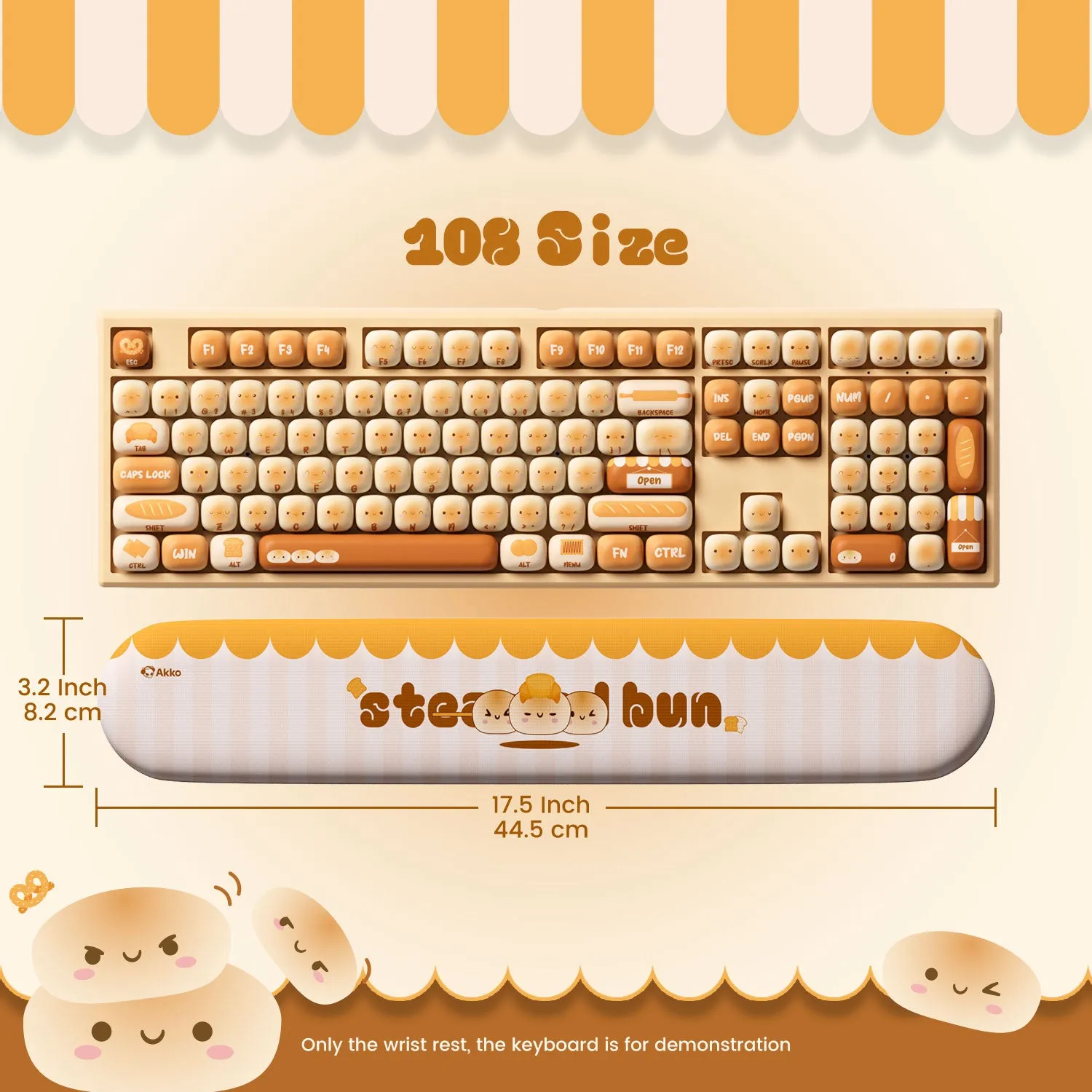 Steamed Bun Wrist Rest