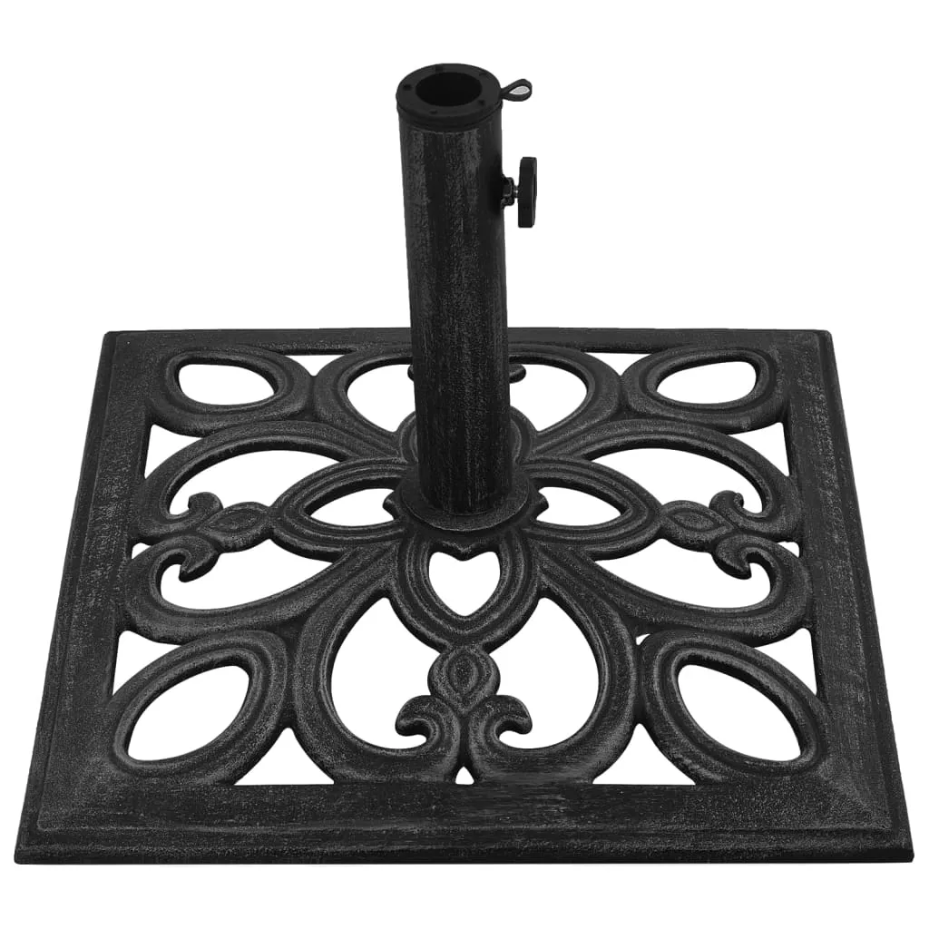 Umbrella Base Black 47x47x33 cm Cast Iron