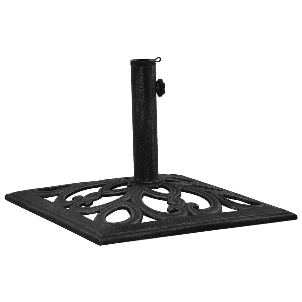 Umbrella Base Black 47x47x33 cm Cast Iron